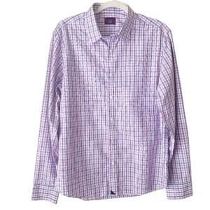 UNTUCKit | Dolcetto Slim Fit Wrinkle Free Check Print Button Down Shirt Large